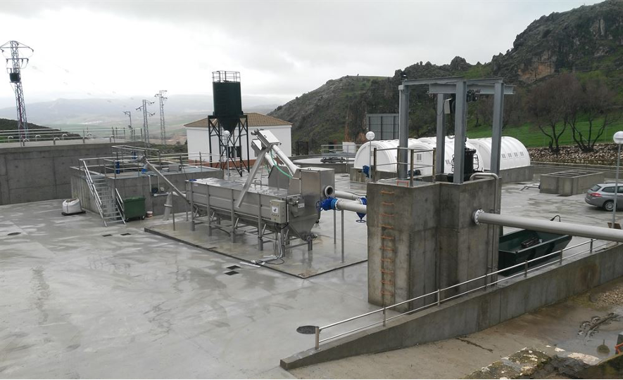 Waste Water Treatment Station in Cañete La Real